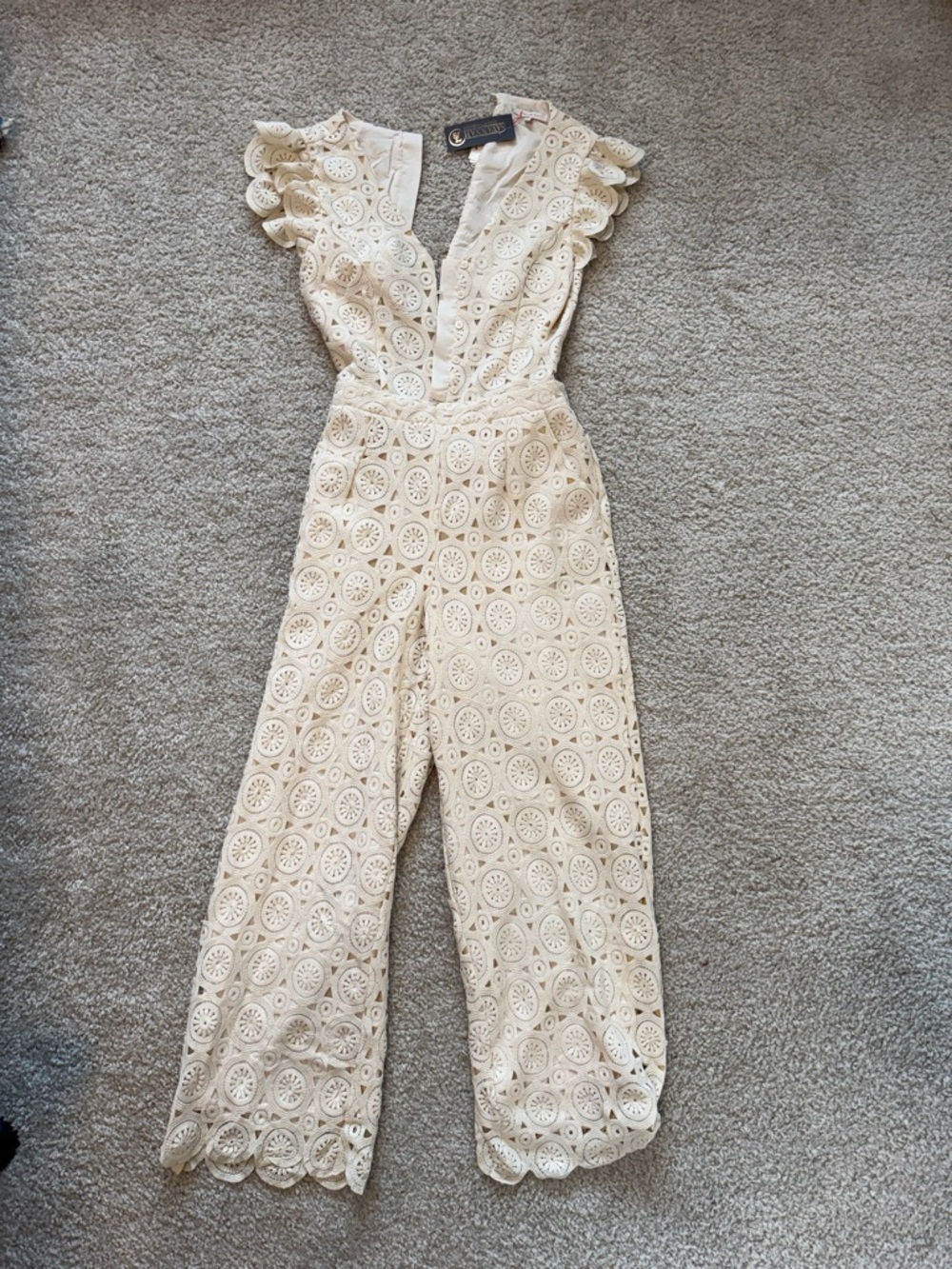 NWT lace jumpsuit